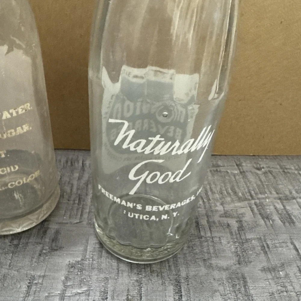 Vintage County Squire Soda Bottle Cobleskill NY & Mission Beverages‎ Lot